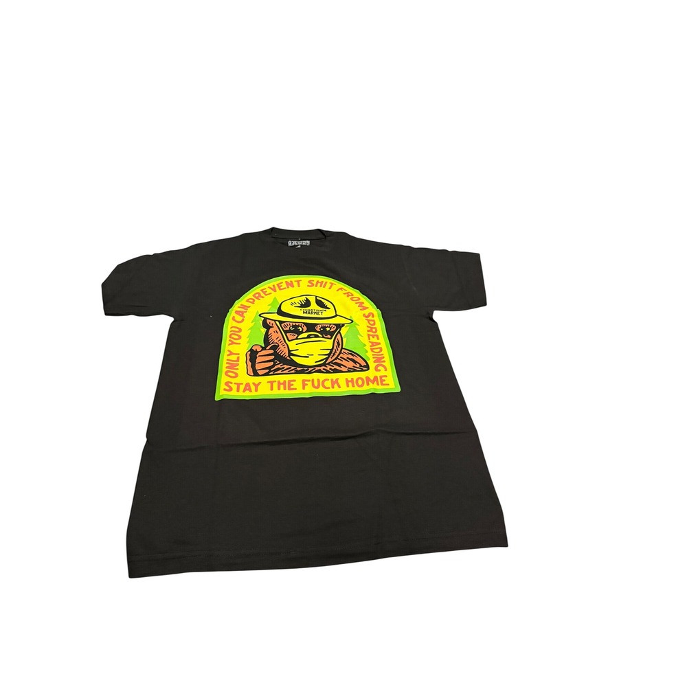 Chinatown Market Zen Men's Black Graphic T-Shirt Short Sleeve Size Medium